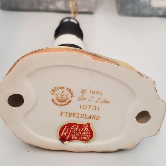 Harbour Lights 7 Ornaments w/ Box Gay Head, Old Field, West Quoddy, Barnegat - Picture 12 of 16